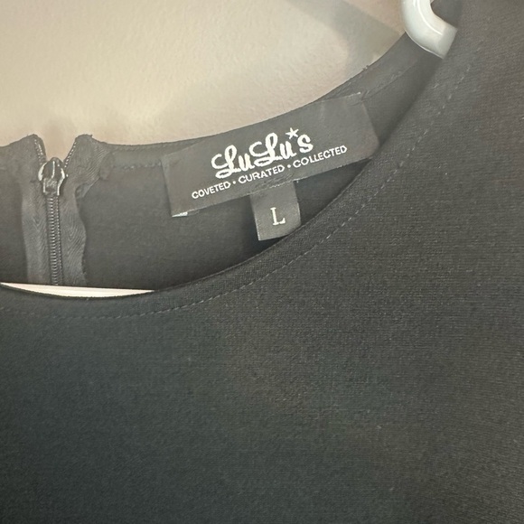 LuLus Women’s black dresss: Size Large - Picture 4 of 4